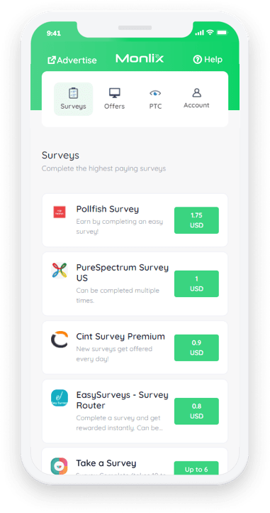 Monlix Application Concept