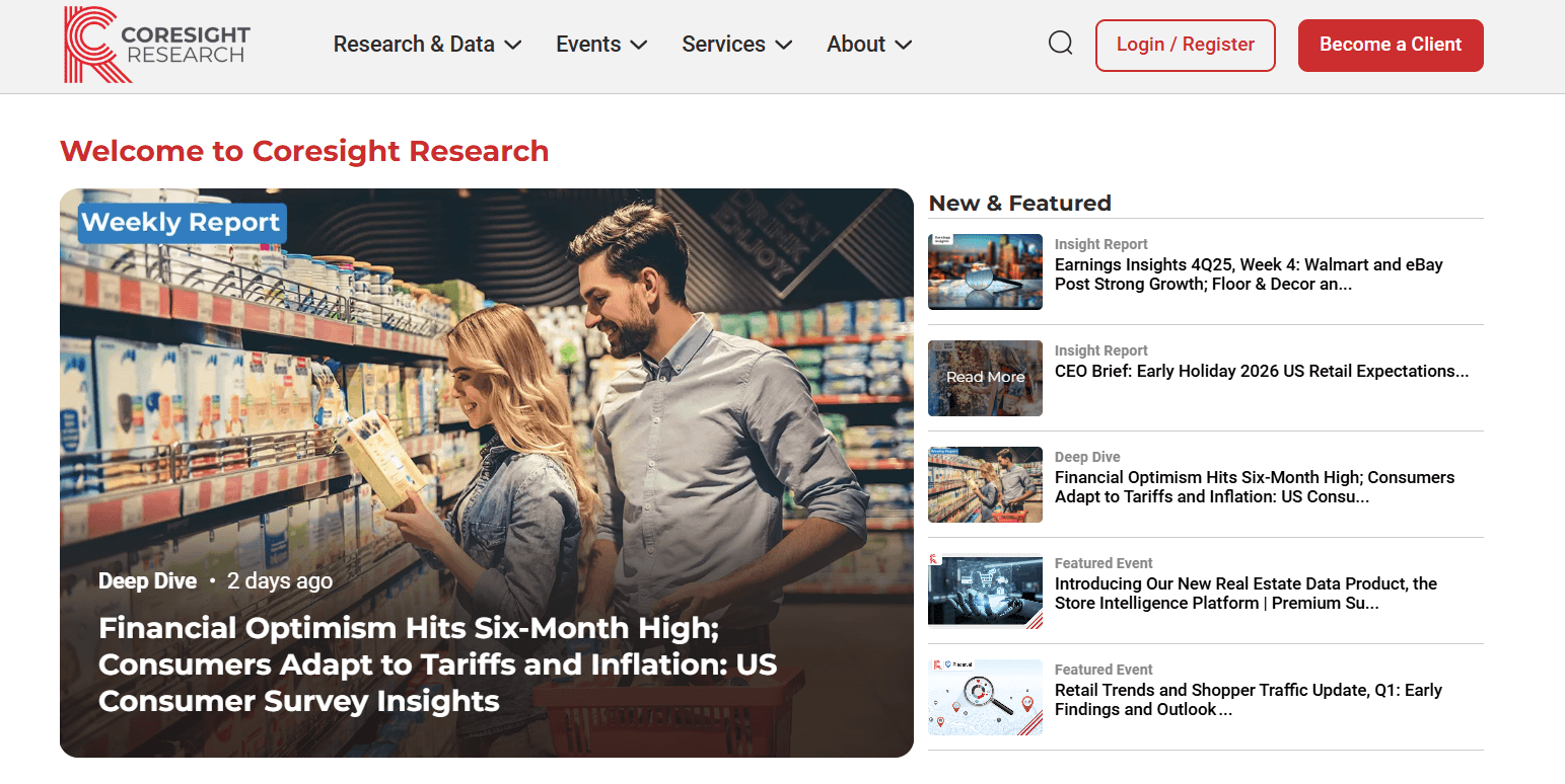 Coresight Research homepage