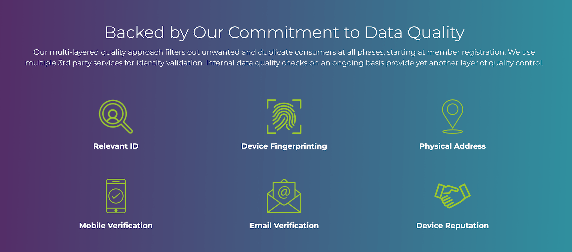Prodege: Backed by Our Commitment to Data Quality