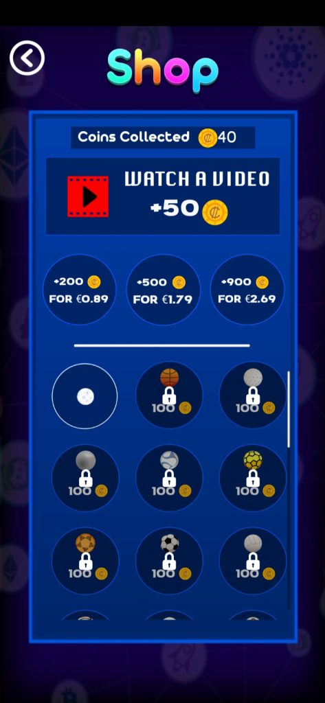 Rewarded Videos to earn extra coins